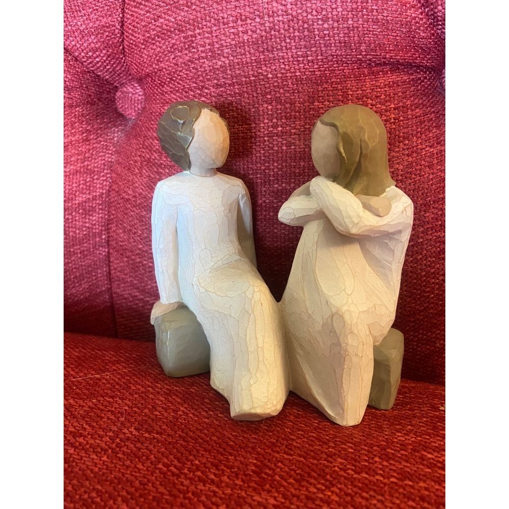 Willow Tree Heart and Soul Figurine Susan Lordi Demdaco Sisters Friends 2002